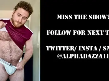Chaturbate Sex Cam of alphadazza18