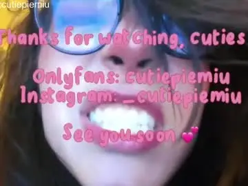 Chaturbate Best Webcam of cutiepiemiu