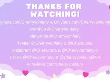 Chaturbate Sex Cam of cherryvonfairy