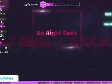 Chaturbate Free Porn Cam of cummingtoparis