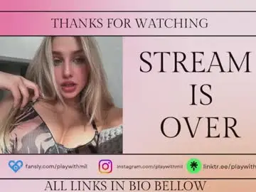 Chaturbate Free Porn Cam of playwithmil