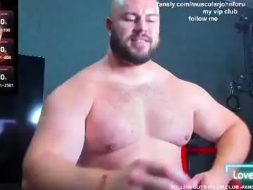 Chaturbate Best live sex cam show of muscularjohnforu