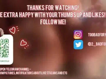 Chaturbate Best Webcam of 2badforyou
