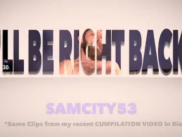 Chaturbate Private Sex Chat of samcity53