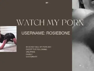 Chaturbate Sex Cam of rosiebones