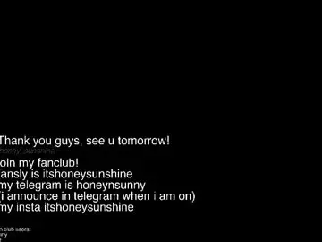 Chaturbate Private Sex Chat of honey_sunshine