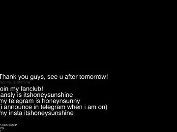Chaturbate Nude Webcam of honey_sunshine